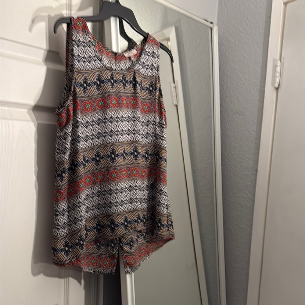 Rozalia Russian by Atoir Black and Gray Sleeveless Tank Top